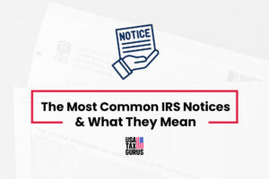 most common IRS notices