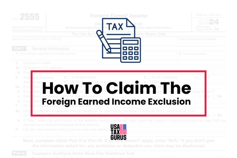 How To Fill Out IRS Form 2555 For The Foreign Earned Income Exclusion