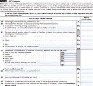How To Fill Out IRS Form 2555 For The Foreign Earned Income Exclusion
