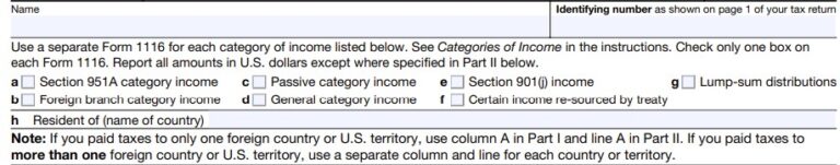How to Fill Out IRS Tax Form 1116 and Claim the Foreign Tax Credit